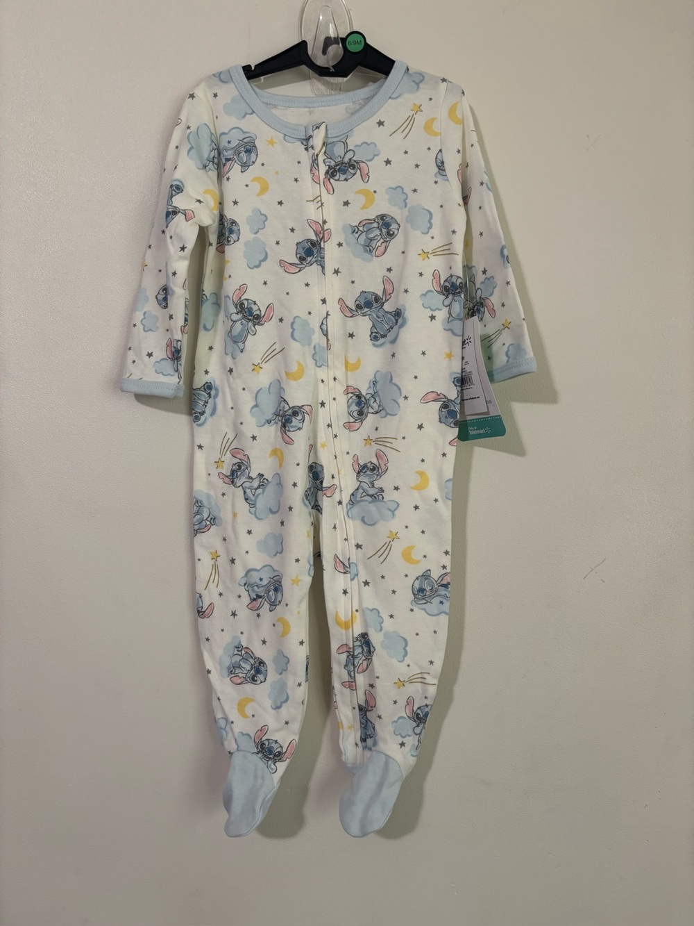 Disney Baby Stitch Pajamas Size 6-9M